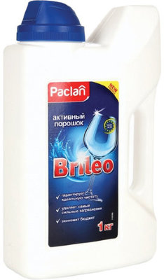 Порошок для мытья посуды в посудомоечных машинах 1 кг PACLAN Brileo "Активный", 419130
