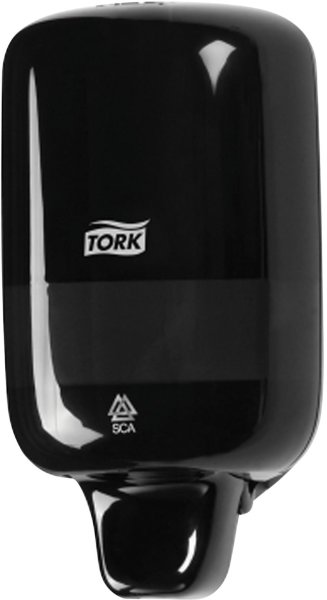 Диспенсер для жидкого мыла TORK (Система S2) Elevation, 0,5 л, mini, черный, 561008