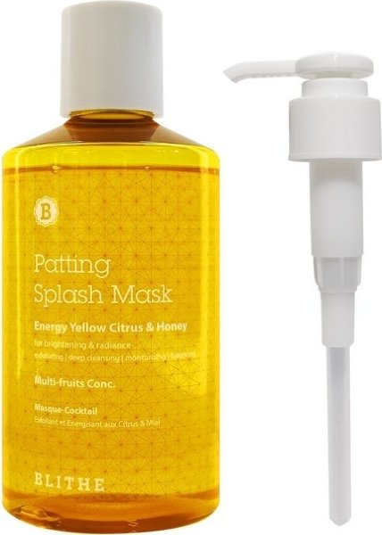 Сплэш-маска для сияния Patting Splash Mask Energy Yellow Citrus & Honey