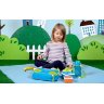 Ланч бокс 3 в 1, голубой, оранжевый, зеленый Trunki 0299-GB01