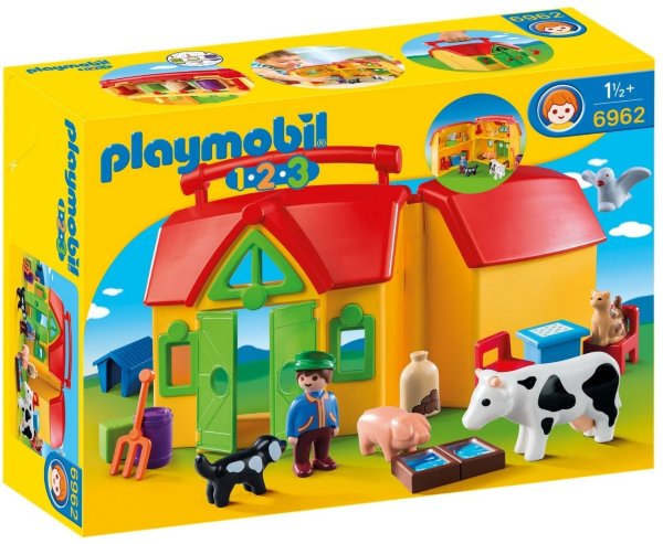 Конструктор Playmobil 1.2.3.: Ферма возьми с собой 6962pm