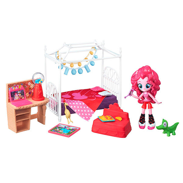 Hasbro My Little Pony Equestria Girls Игровой набор мини-кукол Пижамная вечеринка