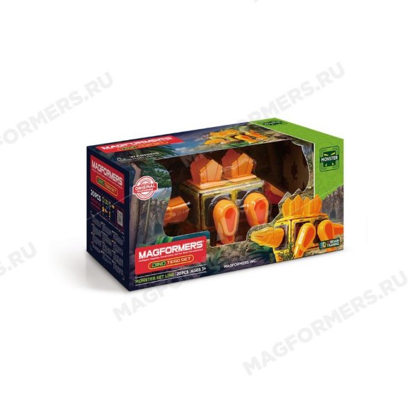 Магнитный конструктор Magformers Dino Tego set 20P