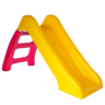 С 115 Горка детская пластмассовая длина 110 см, высота 70 см (жёлтый скат+красная лестница)