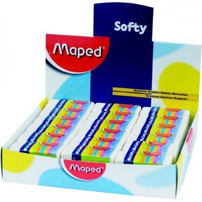 Maped Ластик MAPED "Softy mini", в карт.футляре 511780