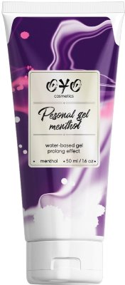 Интимная смазка на водной основе с пролонгирующим эффектом OYO Personal Gel Menthol - 50 мл.