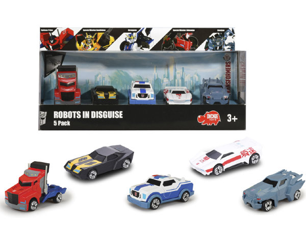 Dickie Toys Трансформеры Набор 5 машинок Die-Cast