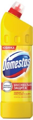 Чистящее средство 1 л, DOMESTOS (Доместос) "Лимонная свежесть", с отбеливающим эффектом