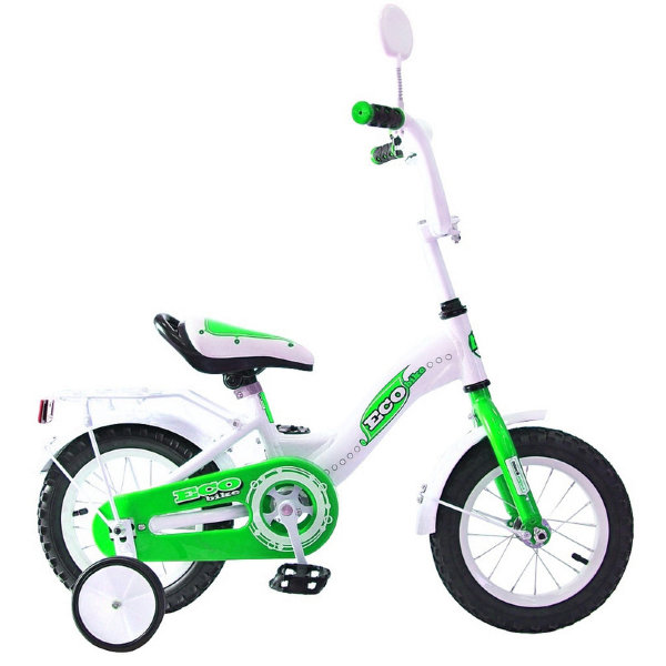 2-х колесный велосипед Aluminium BA Ecobike 12" KG1221 зеленый