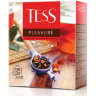 Чай TESS (Тесс) "Pleasure", черный с шиповником и яблоком, 100 пакетиков по 1,5 г, 0919-09