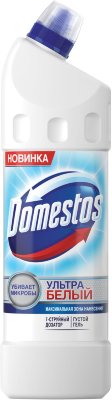 Средство для уборки туалета 1 л, DOMESTOS (Доместос) "Эксперт сила 7", "Ультра Белый"