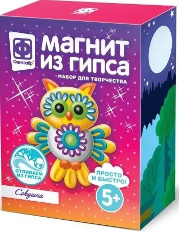 Магнит из гипса'Совушка'