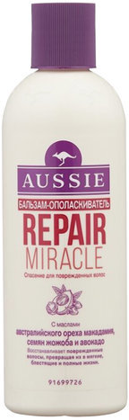 Бальзам-ополаскиватель 250 мл AUSSIE (Оззи) Repair Miracle, для сухих волос., 1079048