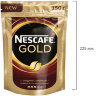 Кофе молотый в растворимом NESCAFE (Нескафе) "Gold", 150 г, мягкая упаковка, 12326223