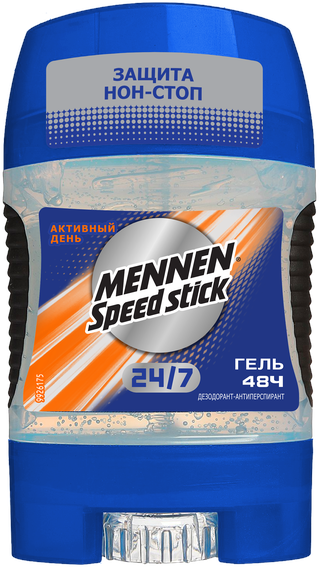 MENNEN SPEED STICK 24/7 Активный День дезодорант-антиперспирант гель мужской, 85 г