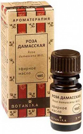 Эфирное масло Роза дамасская 100% BOTANICA 5 мл