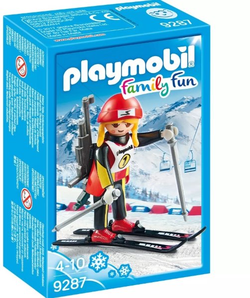 Конструктор Playmobil Зимние виды спорта: Биатлонистка 9287pm