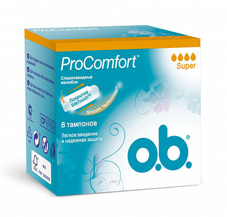 Тампоны OB Comfort супер 8шт