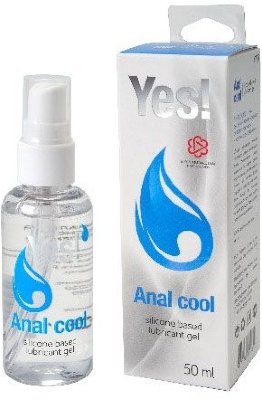 Охлаждающая силиконовая гель-смазка Yes Anal cool - 50 мл.