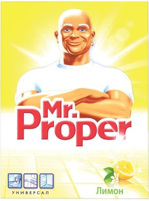 Чистящее средство 400 г, MR.PROPER (Мистер Пропер) "Лимон", универсал, порошок