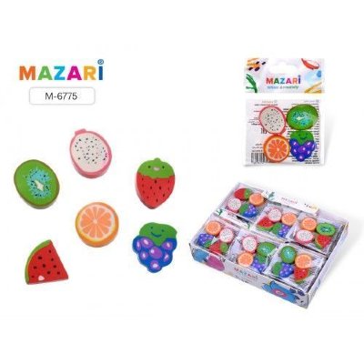 MAZARI Ластик MAZARI "Fruity" 4 шт/набор, фигурные M-6775