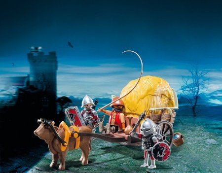 Playmobil Рыцари: Рыцари Сокола с камуфляжной повозкой