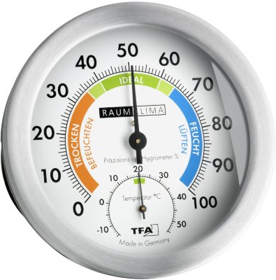 Термогигрометр TFA 45.2028, биметаллический