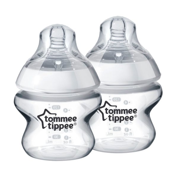 Tommee Tippee Набор из 2 бутылочек Closer to Nature с антиколиковым клапаном белый 260 мл