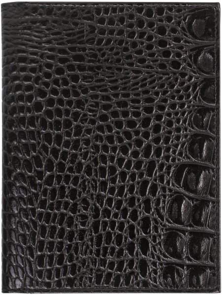 Бумажник водителя BEFLER "Кайман", натуральная кожа, тиснение, 6 пластиковых карманов, черный