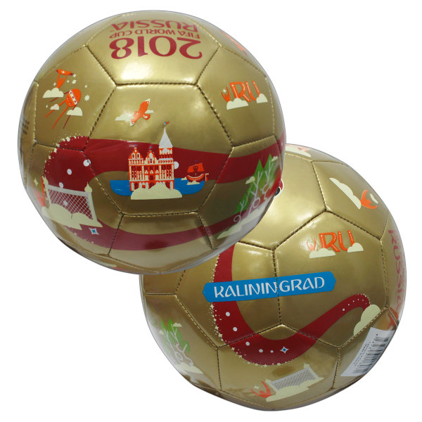 FIFA 2018 футбольный мяч Kaliningrad 2,2мм, TPU+EVA, 350гр, размер 5(23см)