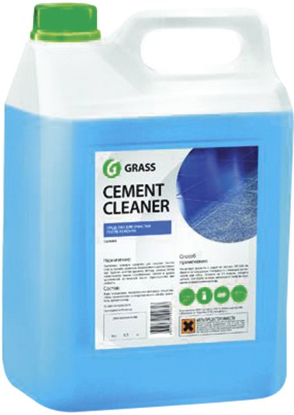 Средство для уборки после строительства 5,5 кг GRASS CEMENT CLEANER, кислотное, концентрат
