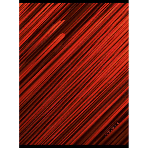 Канц-Эксмо Тетрадь А4 80л кл. скрепка "Красные полосы" глянц.лам, печать по металл.пленке ТГ4804456
