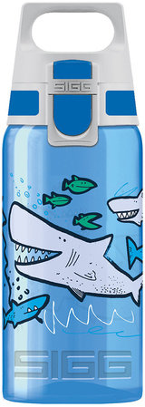 Бутылочка детская Sigg Viva One Sharkies (0,5 литра), голубая