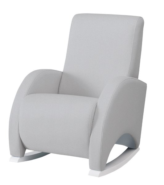 Кресло-качалка Micuna Wing/Confort White Кожаная обивка(Цвет обивки: Leatherette Grey Искусственная кожа)