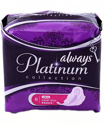 Прокладки ALWAYS Ультра Platinum Collection Super Plus Single 8шт