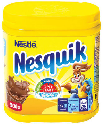 Какао NESQUIK "Плюс", 500 г, 12287611