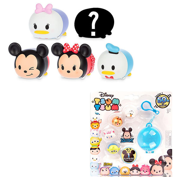 Tsum Tsum Фигурка коллекционная 5 шт в упаковке с капсулой-брелком