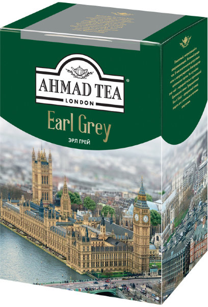 Чай Ahmad Tea "Earl Grey", черный, с бергамотом, листовой, 200г