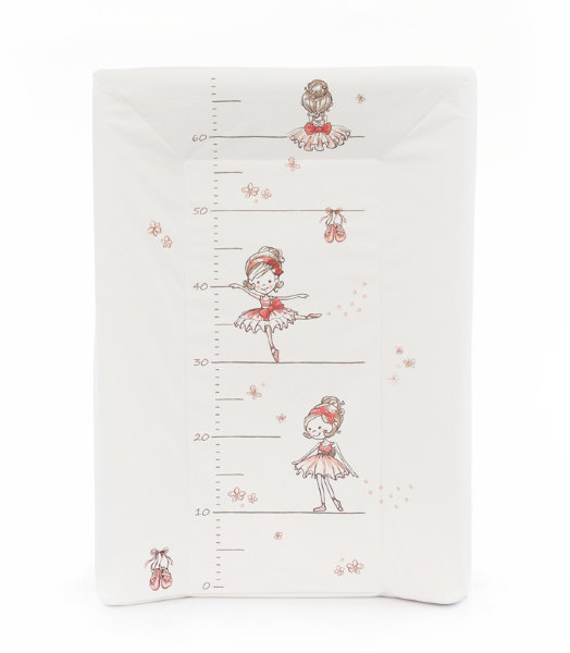 Пеленальный матрац на кровать Ceba Baby 70 см на жёстком основании(W-201-090-101 Prima Ballerina White)