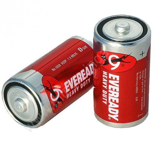 Energizer Батарейка R-20 Eveready солевая, в спайке