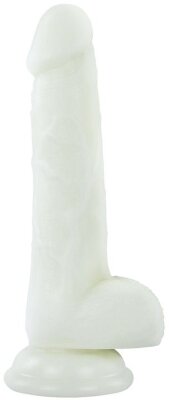 Светящийся в темноте фаллоимитатор 7 Inch Lumino Play Silicone Dildo - 18 см.