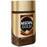 Кофе молотый в растворимом NESCAFE (Нескафе) "Gold", сублимированный, 47,5 г, стеклянная банка, 12135509