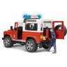 Bruder Внедорожник Land Rover Defender Station Wagon Пожарная с фигуркой 02-596