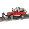 Bruder Внедорожник Land Rover Defender Station Wagon Пожарная с фигуркой 02-596