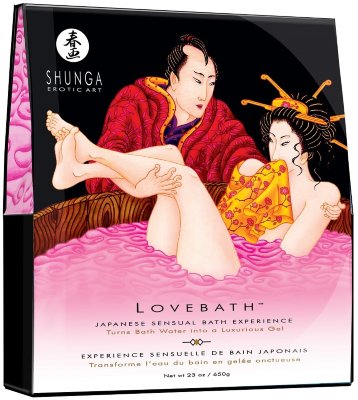 Соль для ванны Lovebath Dragon Fruit, превращающая воду в гель - 650 гр.