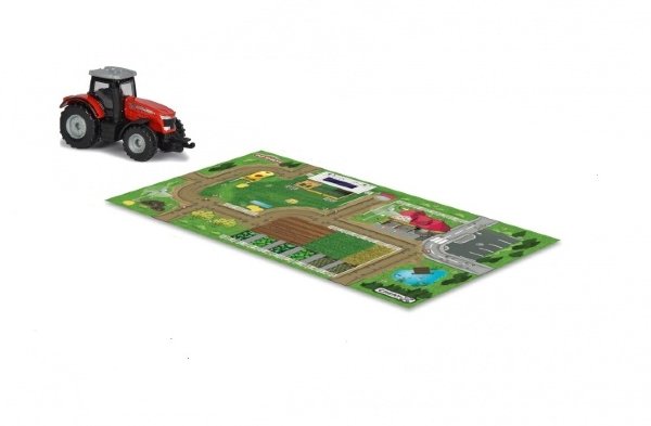 Majorette Игровой коврик Creatix Farm серии нескользящий 96*51 см  + 1 машинка 1/12