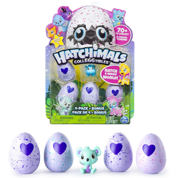 Hatchimals Хетчималс Коллекционная фигурка 4 штуки + бонус