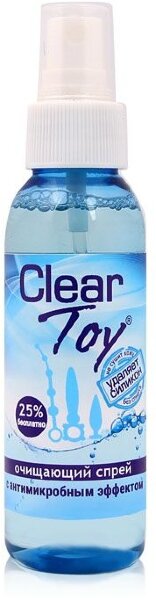 Очищающий спрей Clear Toy с антимикробным эффектом - 100 мл.