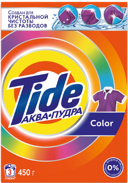 Порошок для машинной стирки Tide "Color", 450г