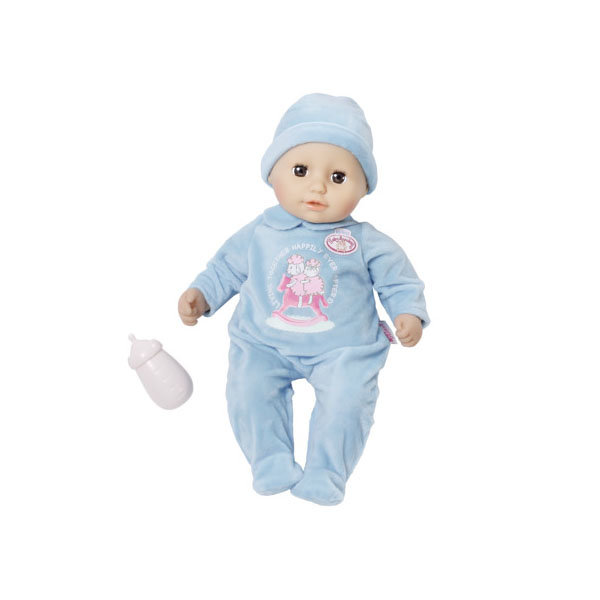 Zapf Creation my first Baby Annabell 700-549 Бэби Аннабель Кукла-мальчик с бутылочкой 36 см